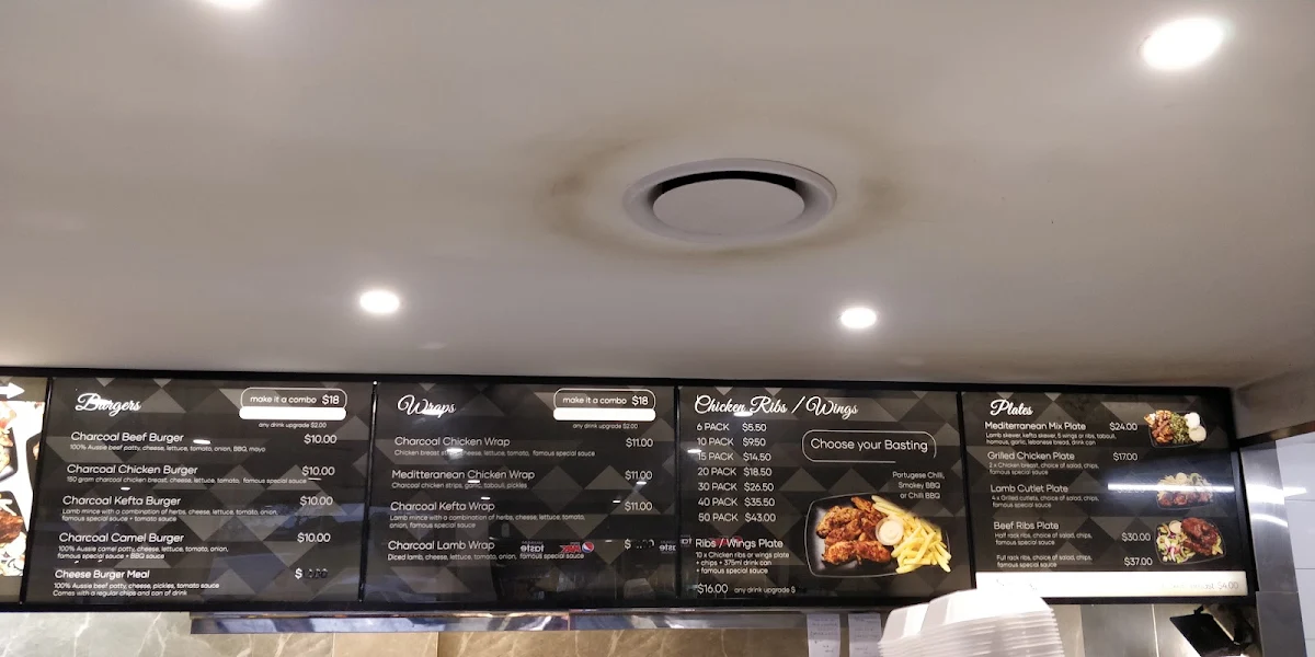 Menu, Sydneys Wings And Things