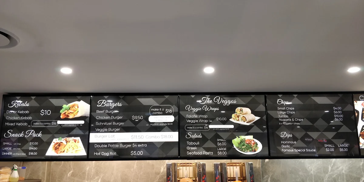 Menu, Sydneys Wings And Things