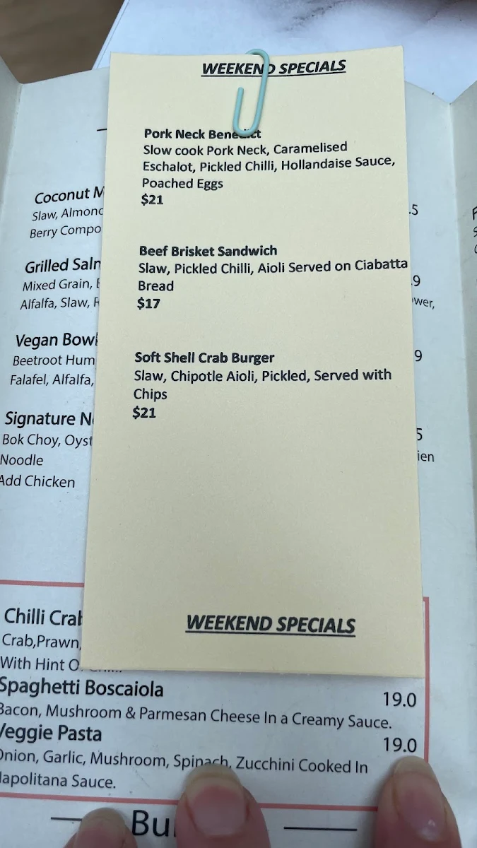 Menu, Hidden Grounds Cafe , Miranda