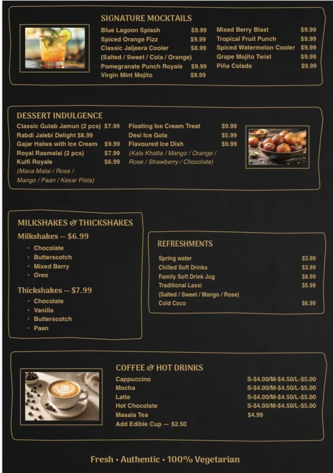Menu, Spice And Stories
