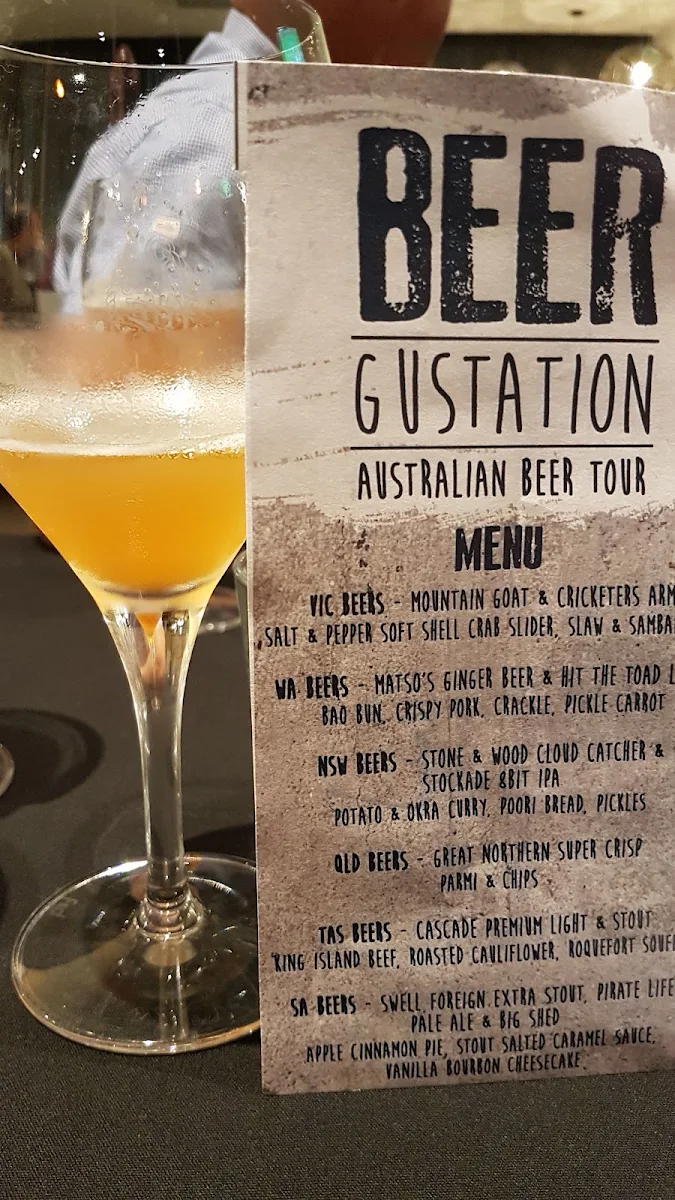 Menu, The Holdfast Hotel