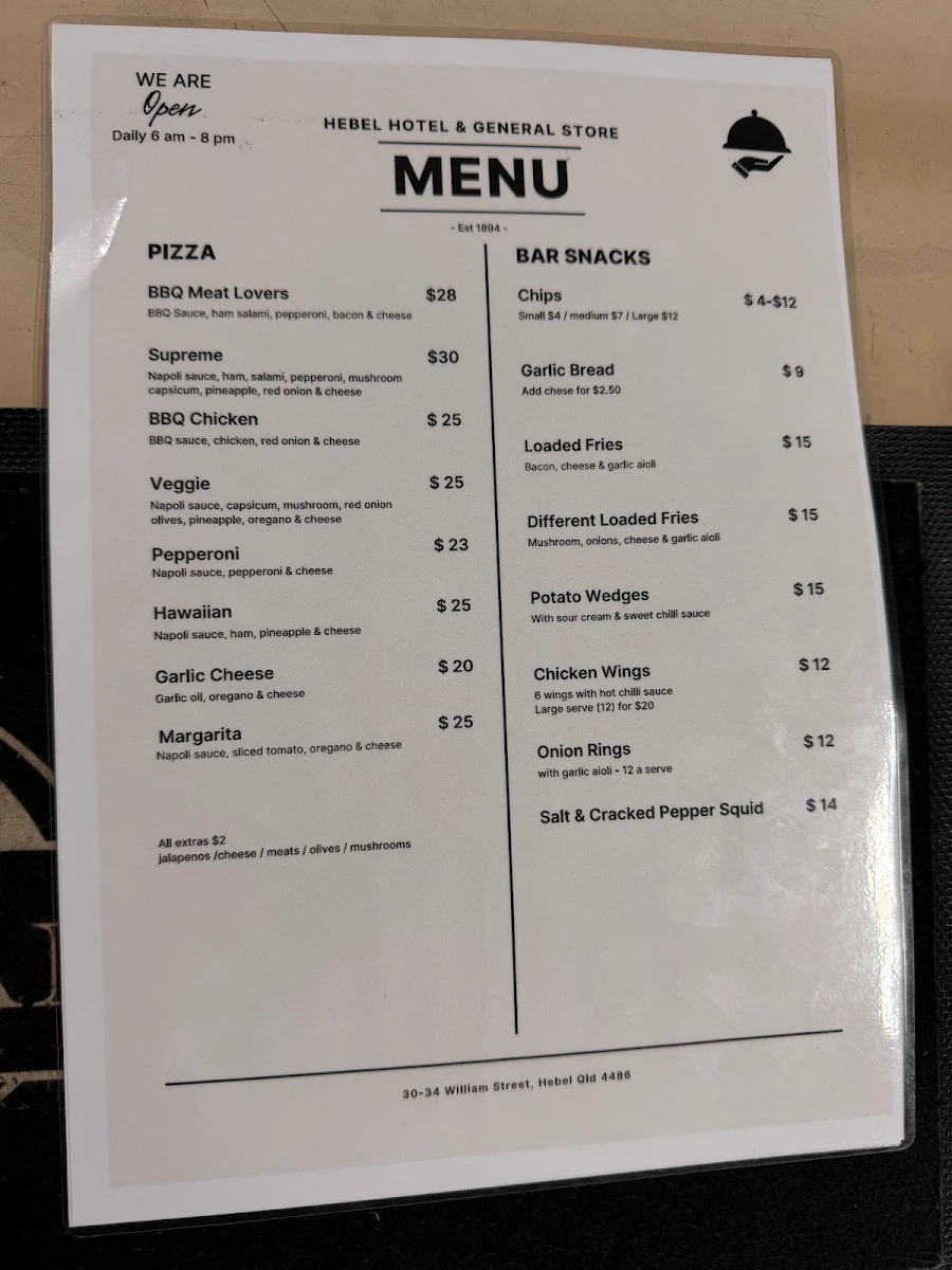 Menu photo 1