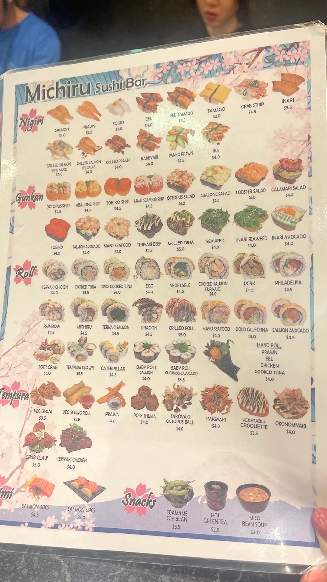Menu, Michiru