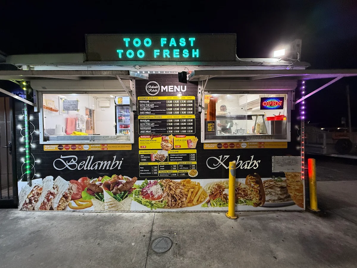 Menu, Bellambi Kebabs