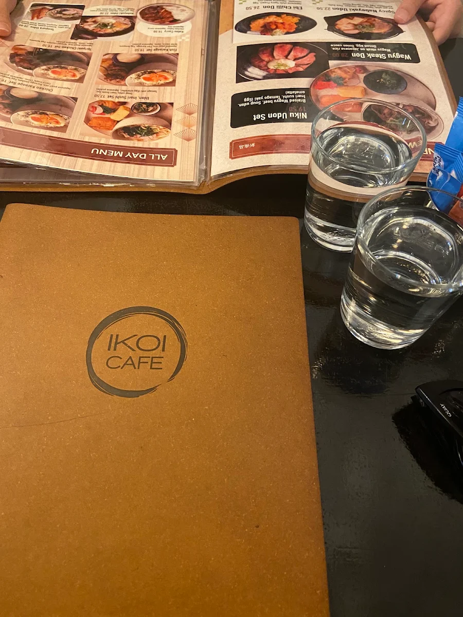 Menu, Ikoi Cafe