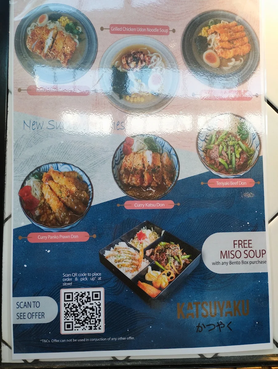 Menu, Katsuyaku