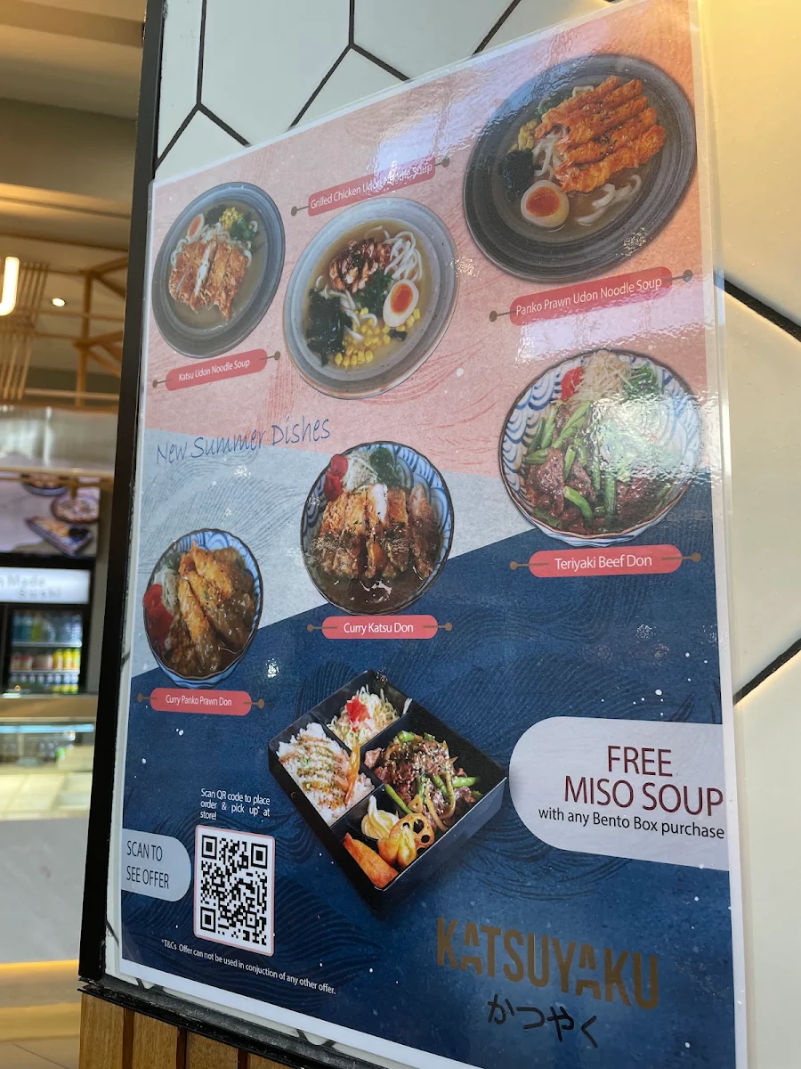 Menu, Katsuyaku