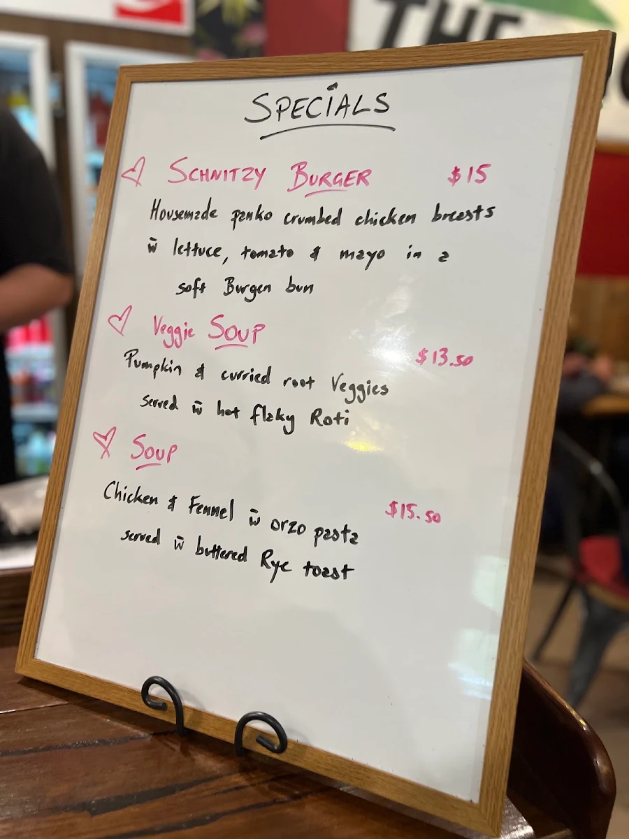 Menu, The Patch Store
