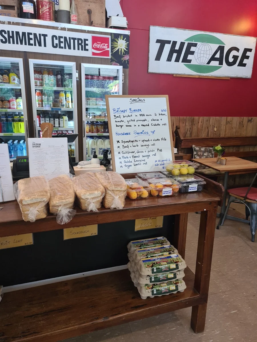 Menu, The Patch Store