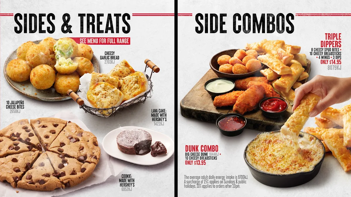 Menu, Pizza Hut Ipswich
