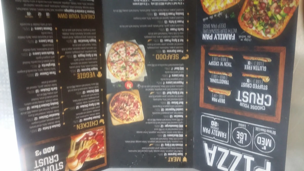 Menu, Pizza Hut Ipswich