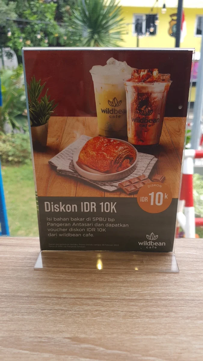 Menu, wildbean cafe