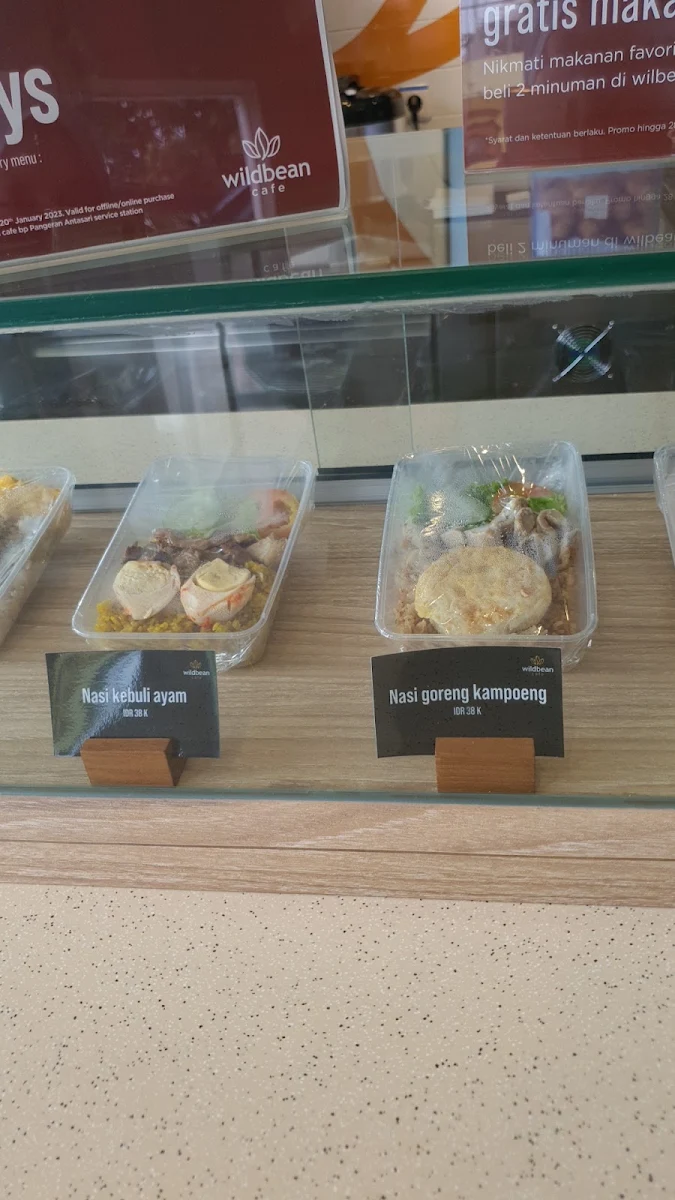 Menu, wildbean cafe