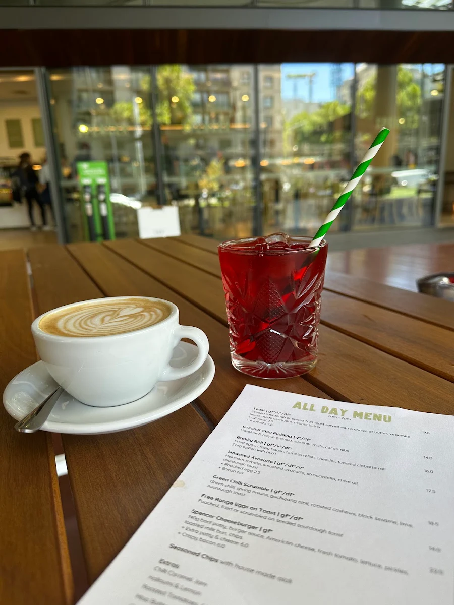 Menu, Spencer Coffee & Catering Melbourne
