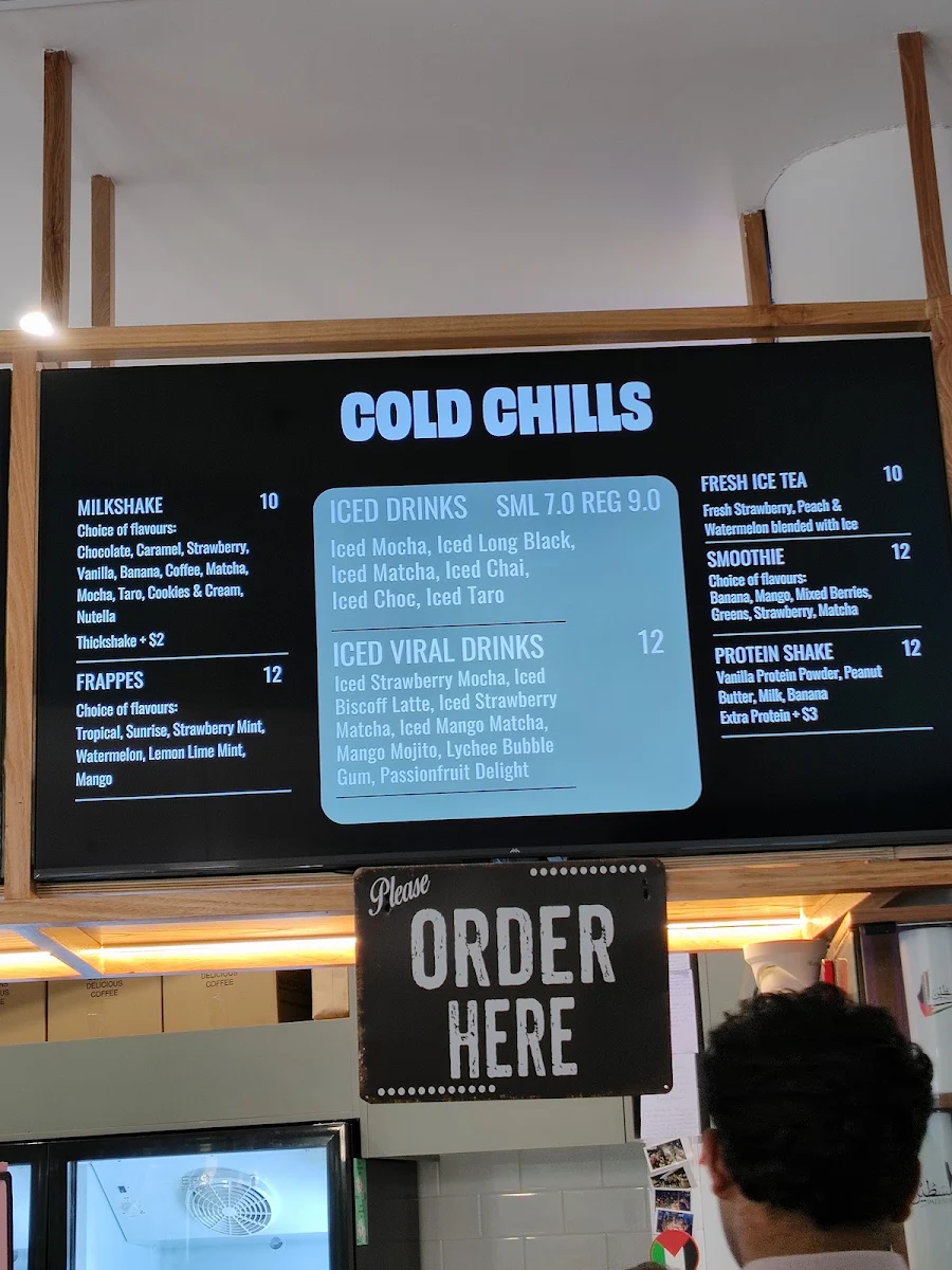 Menu, Cornerstone Cafe UTS