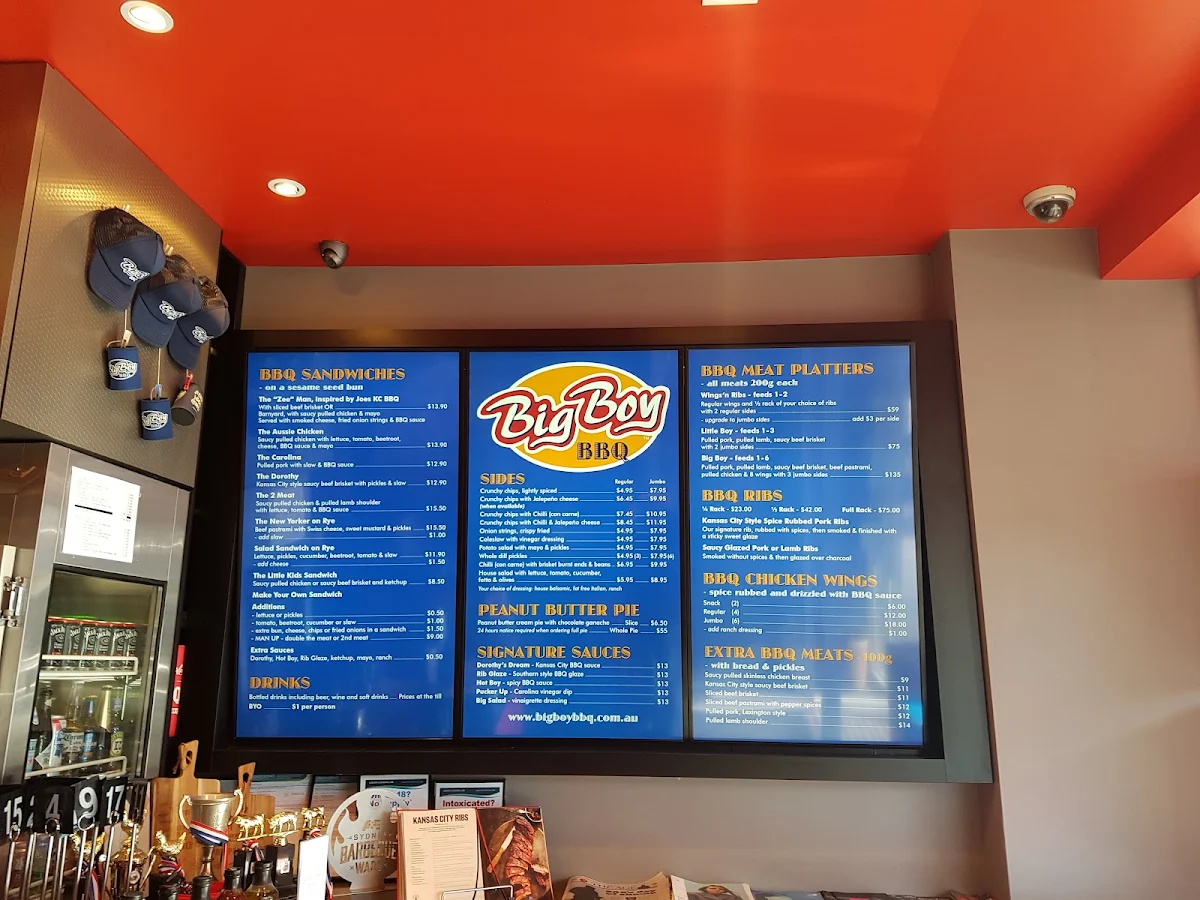 Menu, Southern Grace Diner (meat & 3) by Big Boy BBQ