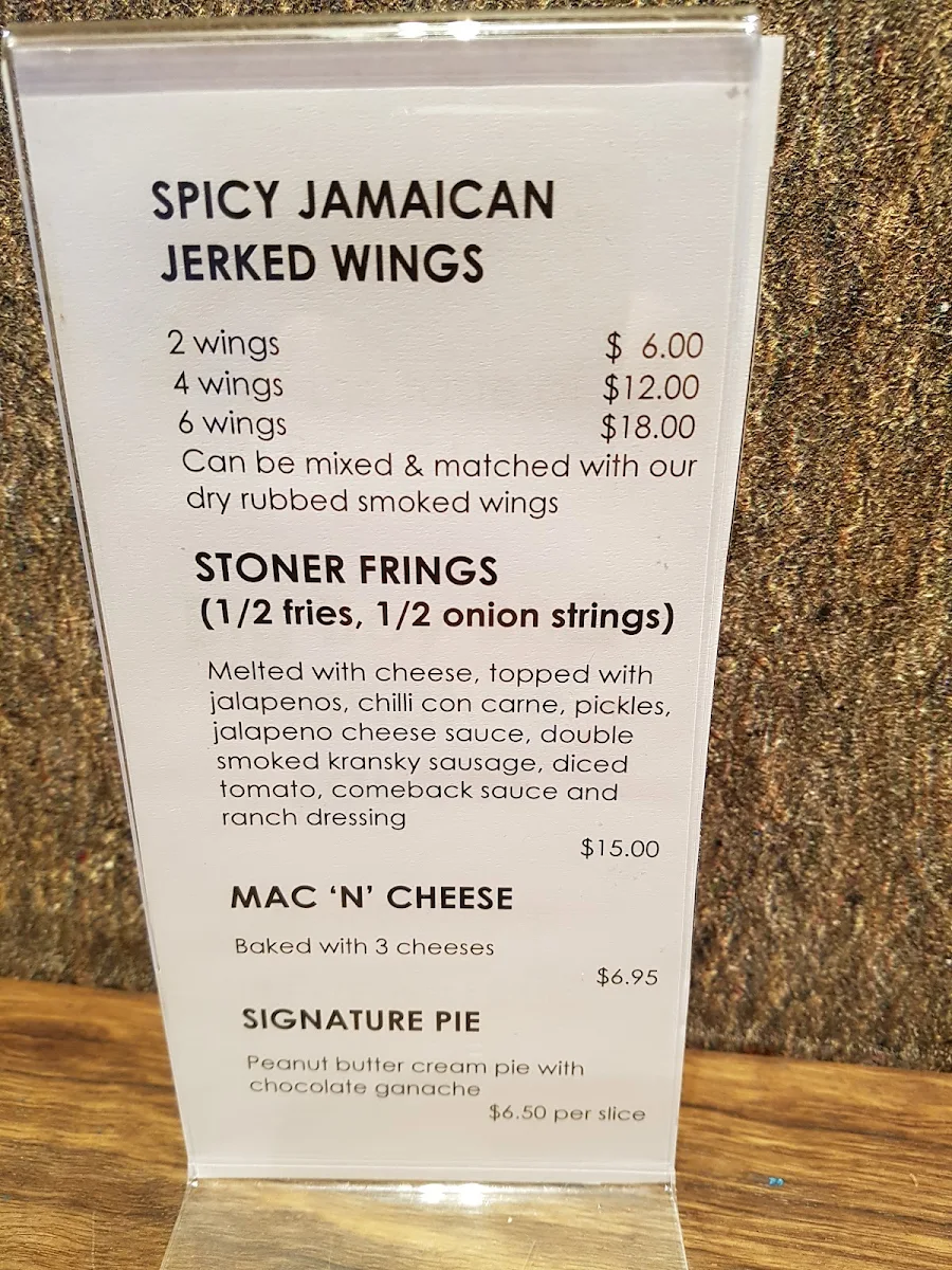 Menu, Southern Grace Diner (meat & 3) by Big Boy BBQ
