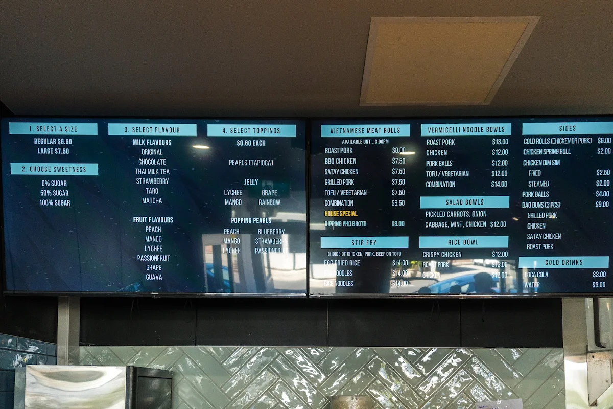 Menu, Bread & Bowl