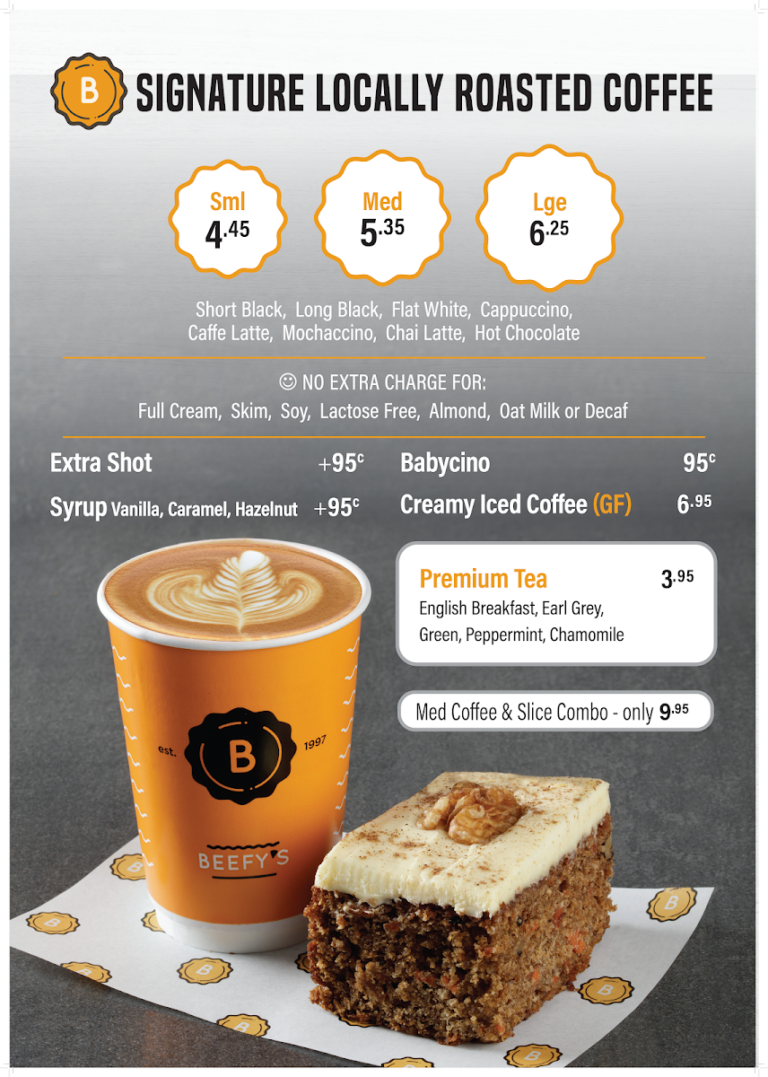 Menu, Beefy's Ningi