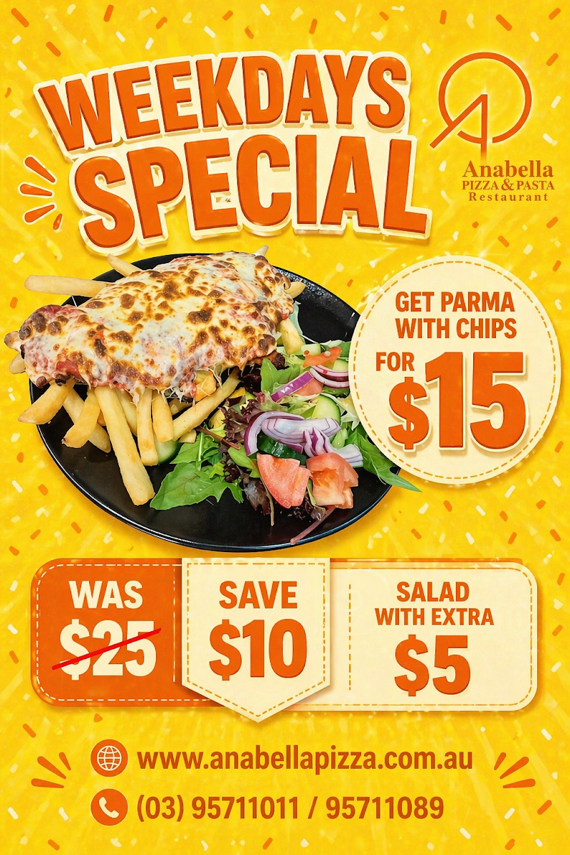 Menu, Anabella Restaurant