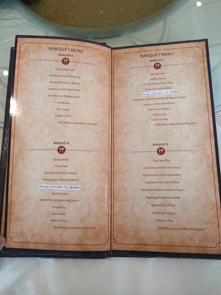 Menu, Good Taste
