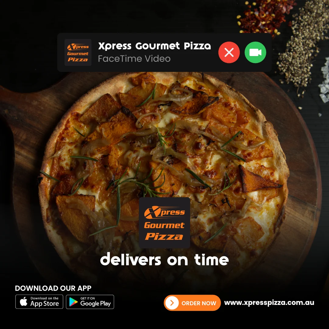 Menu, Xpress Gourmet Pizza Mornington