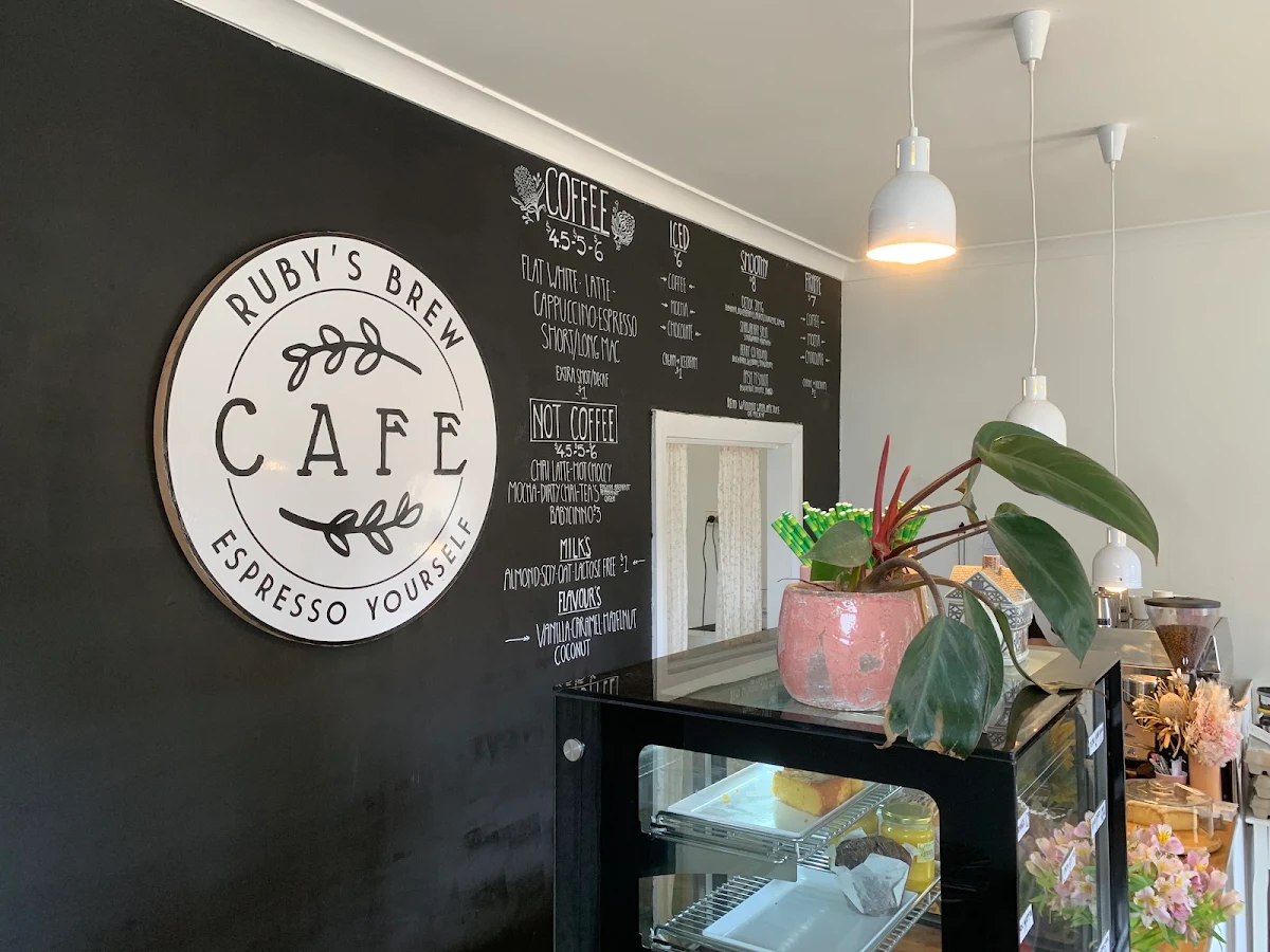 Menu, Ruby's Brew