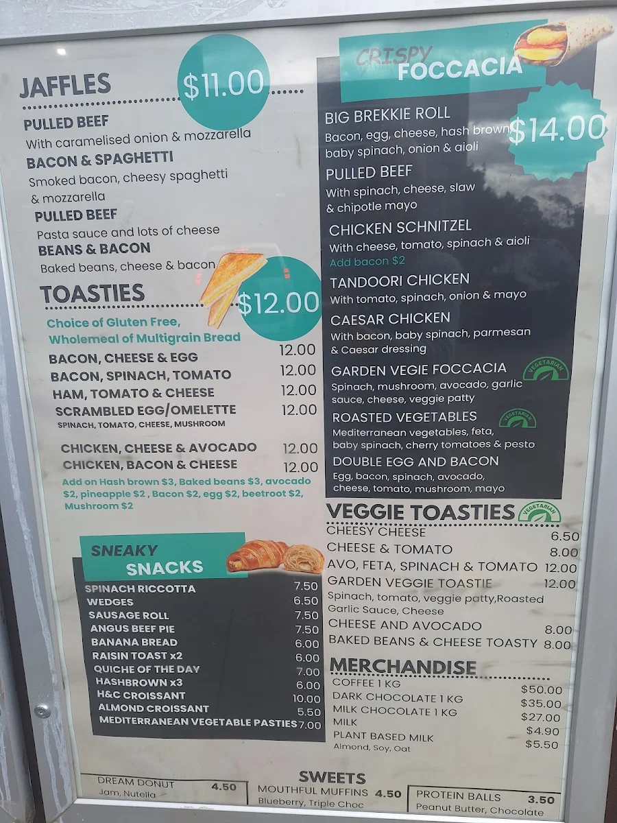 Menu, Bakes & Beans