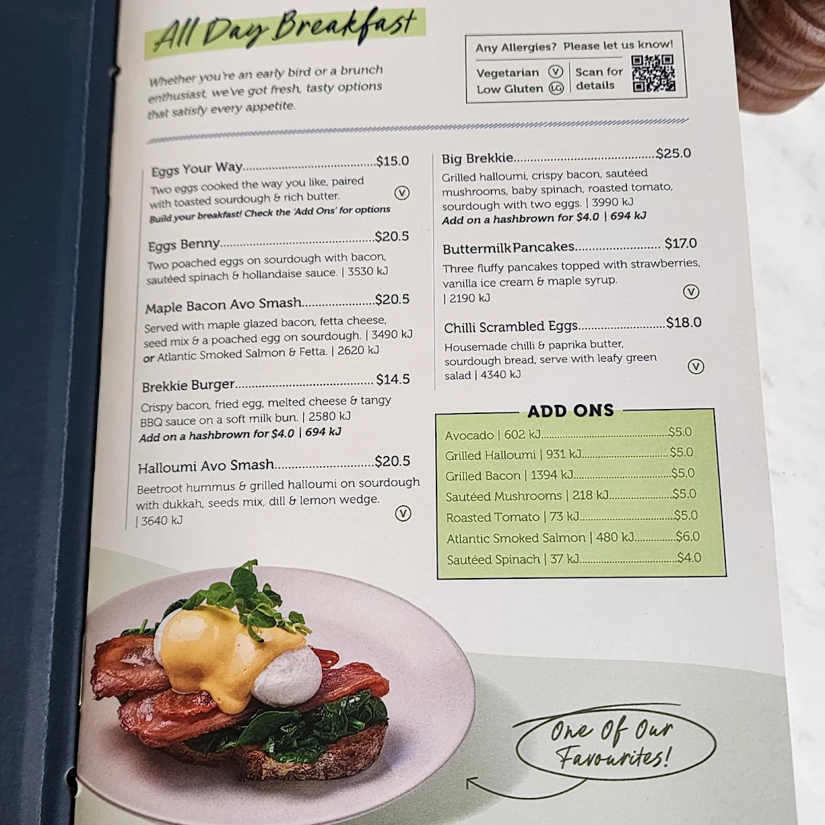 Menu, Jamaica Blue Fountain Gate
