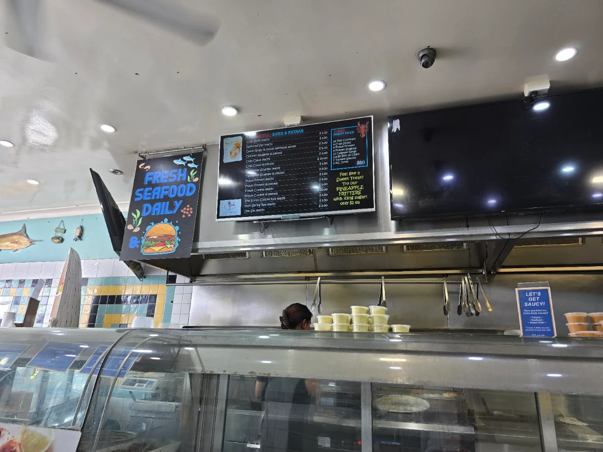 Menu, Gus's Seafood