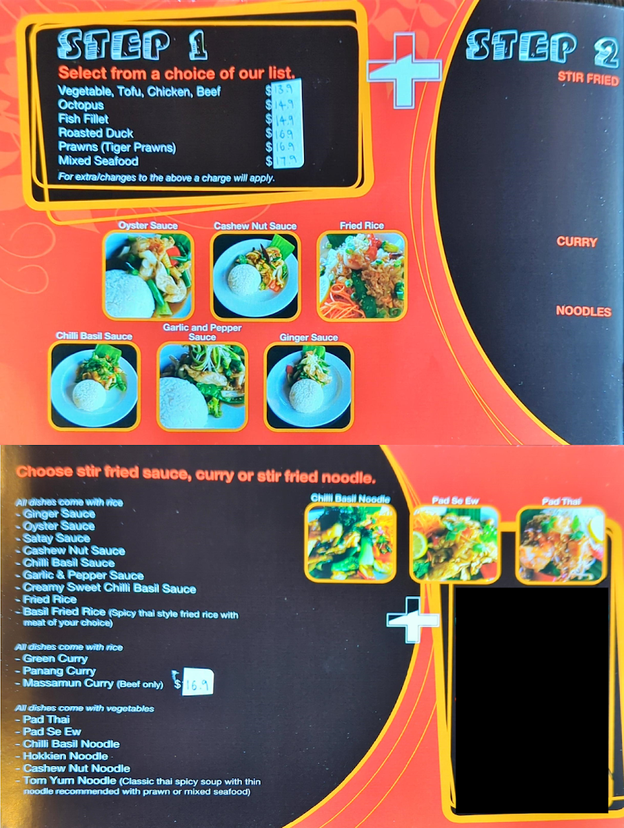 Menu, @Thai