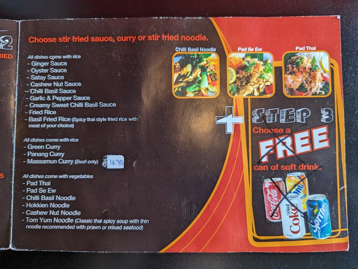 Menu, @Thai