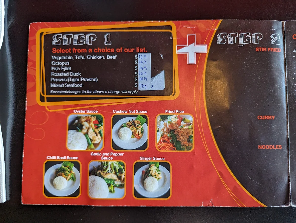 Menu, @Thai
