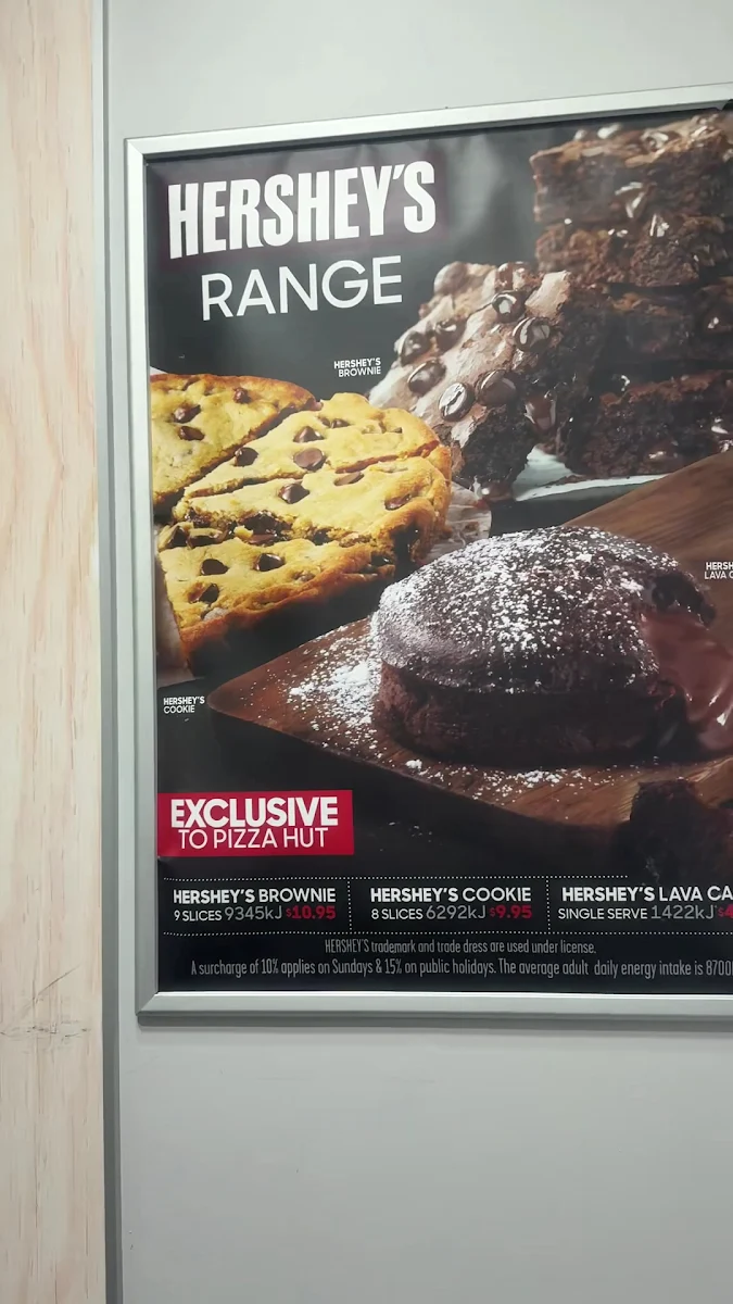 Menu, Pizza Hut Beenleigh