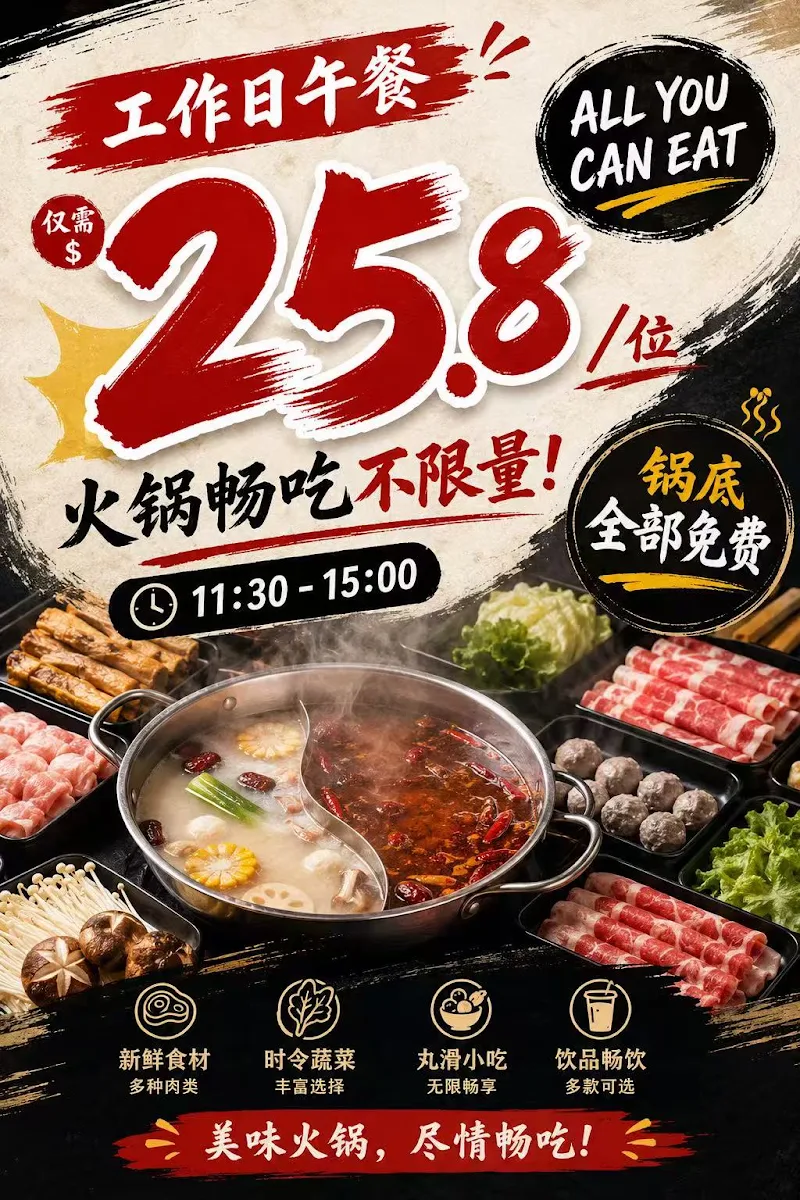 Menu, Burwood Hot Pot Buffet