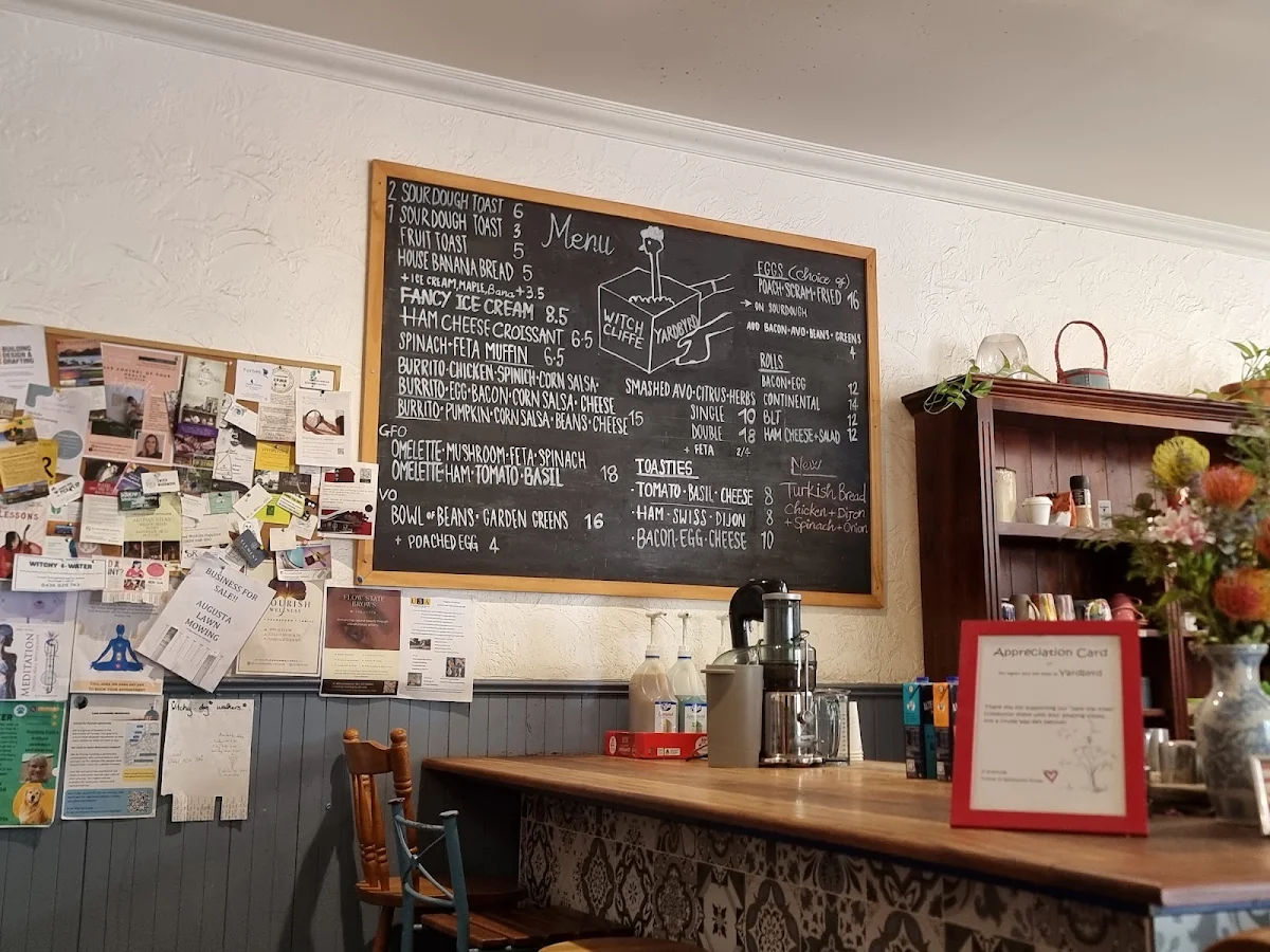 Menu, YARDBYRD