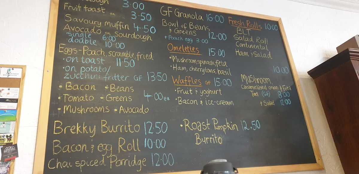 Menu, YARDBYRD