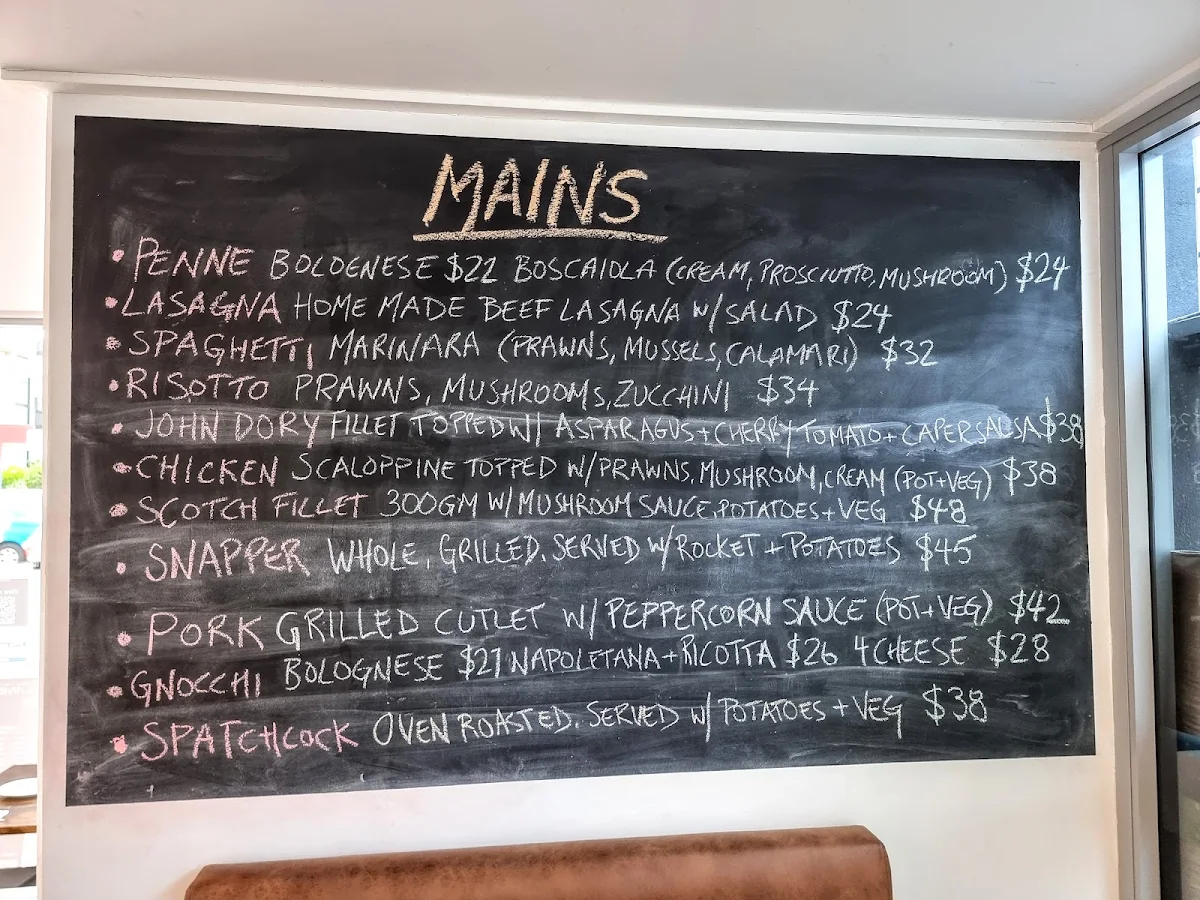 Menu, Ciao Cucina