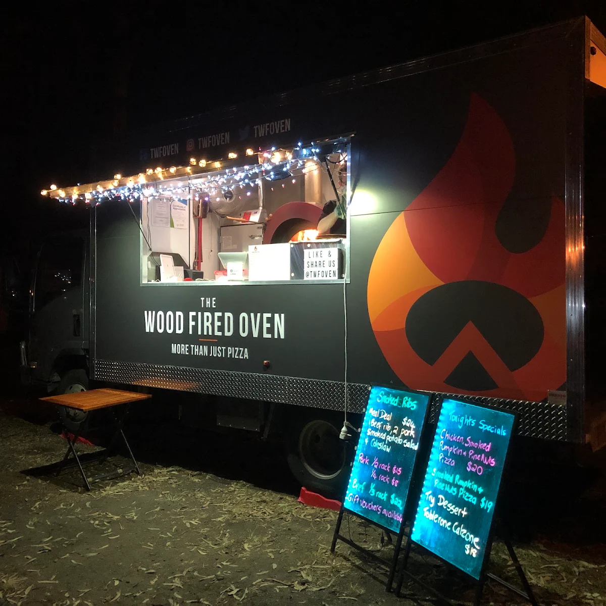 Menu, The Wood Fired Oven Everton Park