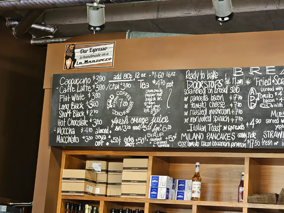 Menu, Nano Café