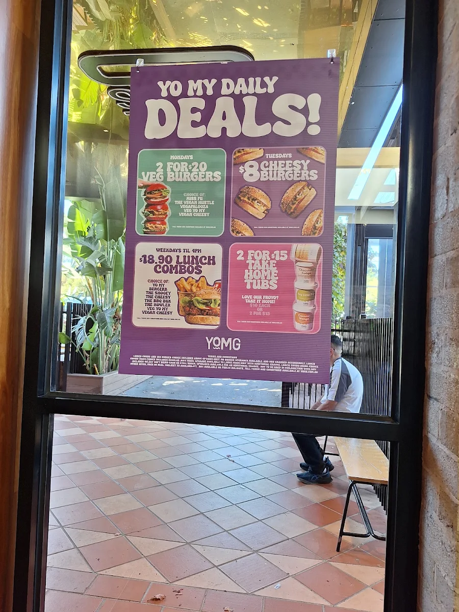 Menu, YOMG Berwick