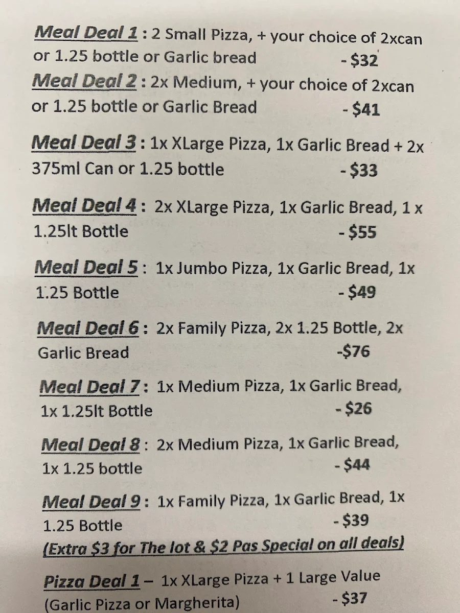 Menu photo 1