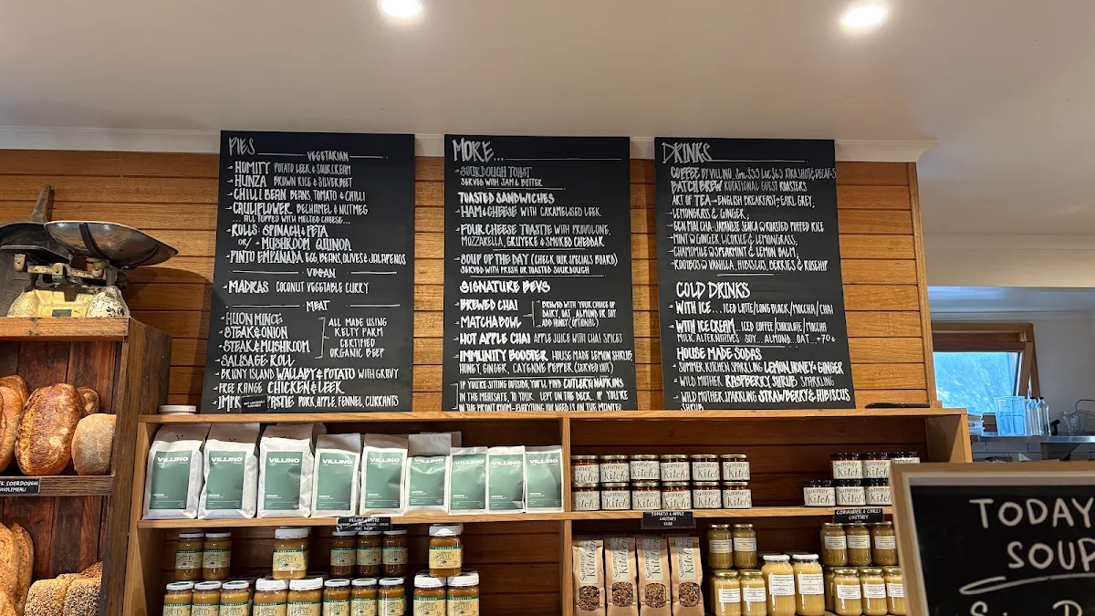 Menu, Summer Kitchen Bakery