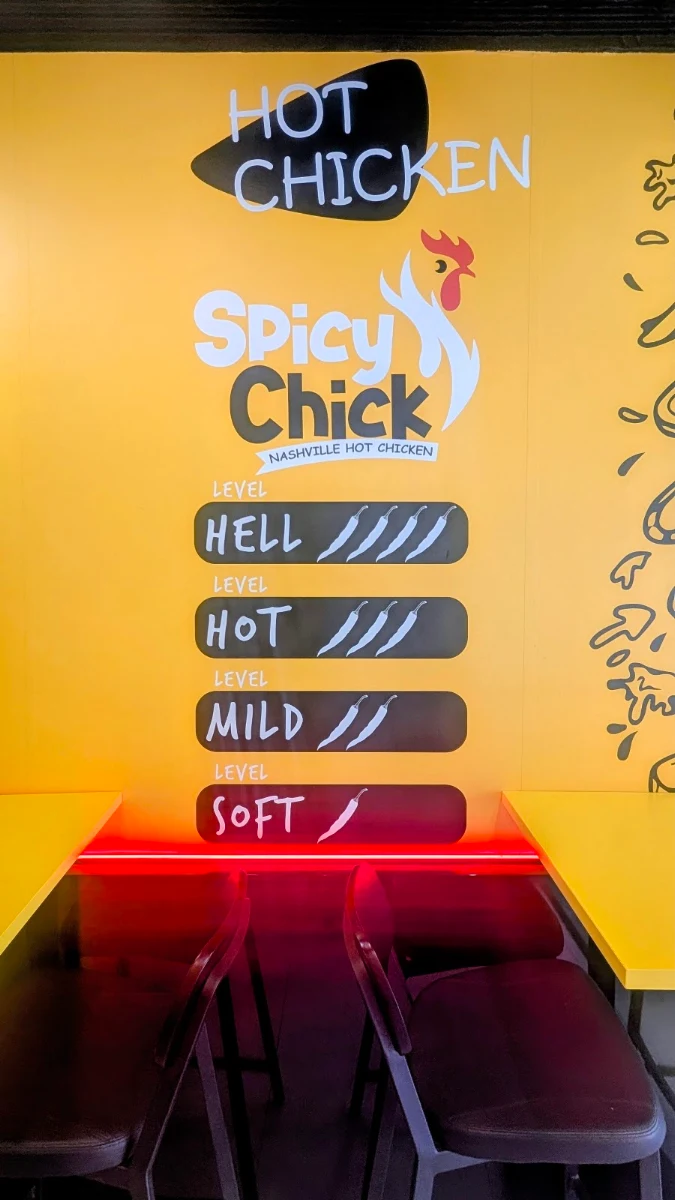 Menu, Spicy Chick Glenelg ( halal certified)