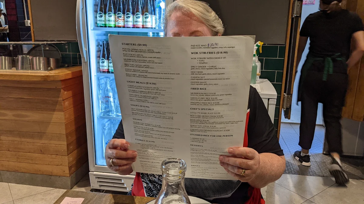 Menu, Little Turtle