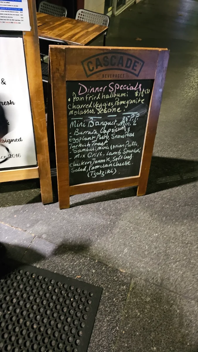 Menu, Souks Mediterranean Street Food