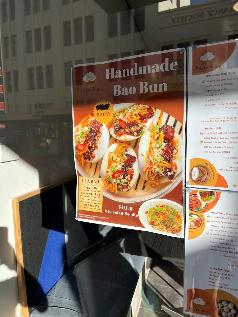 Menu, Tasty Buns
