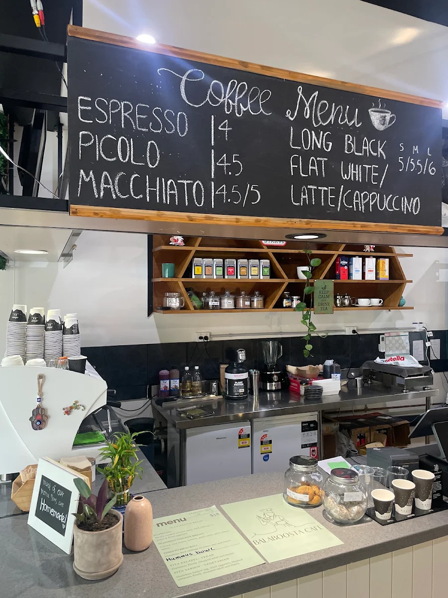 Menu, Balaboosta cafe