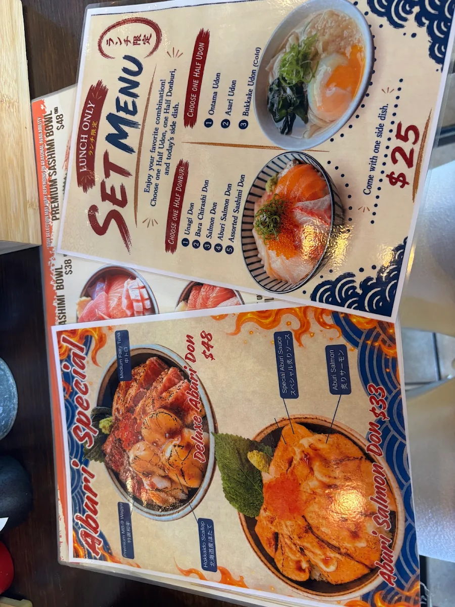 Menu, Kura Ichi