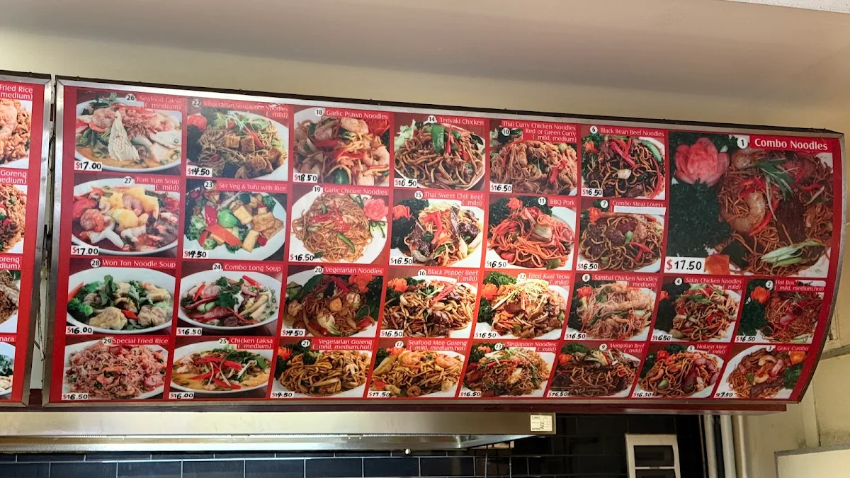 Menu, Orient Town